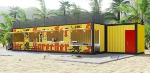 Container làm quán cafe